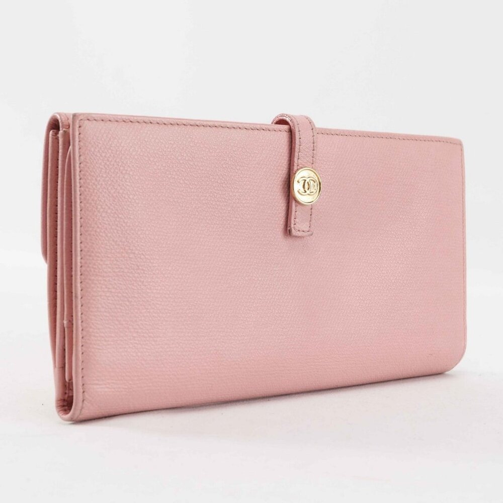 Chanel Classic Flap Long Wallet in Pink Caviar Leather - Picture 3 of 15
